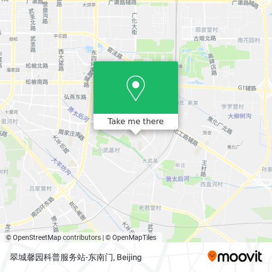 翠城馨园科普服务站-东南门 map