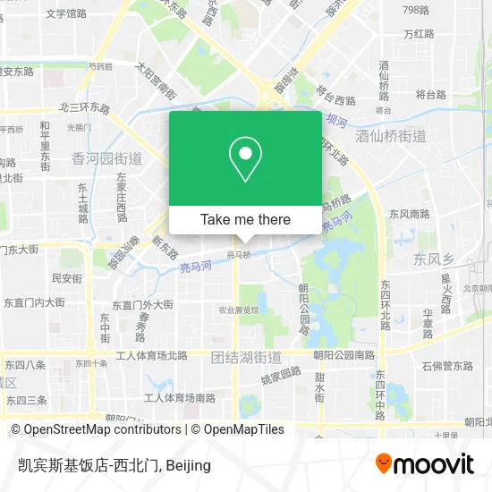 凯宾斯基饭店-西北门 map