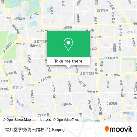 铭师堂学校(青云路校区) map