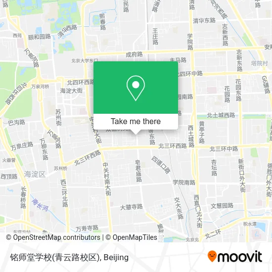 铭师堂学校(青云路校区) map