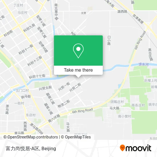 富力尚悦居-A区 map