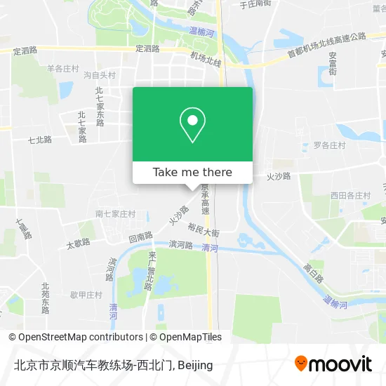 北京市京顺汽车教练场-西北门 map