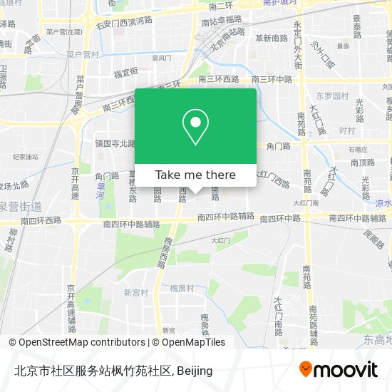 北京市社区服务站枫竹苑社区 map