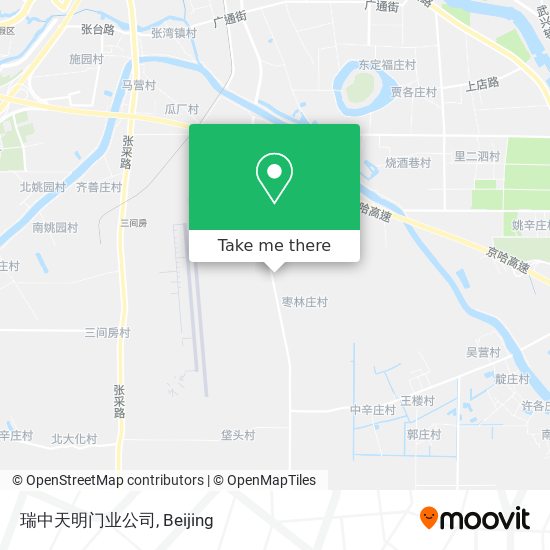 瑞中天明门业公司 map