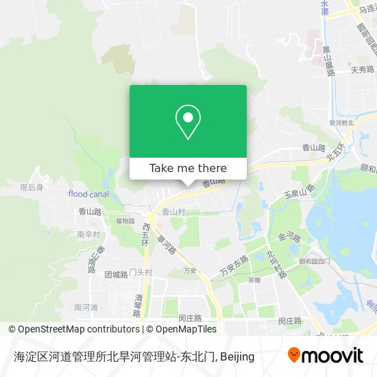 海淀区河道管理所北旱河管理站-东北门 map