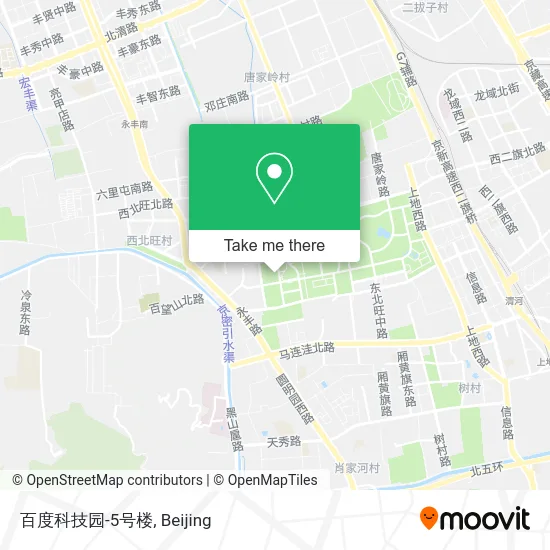 百度科技园-5号楼 map