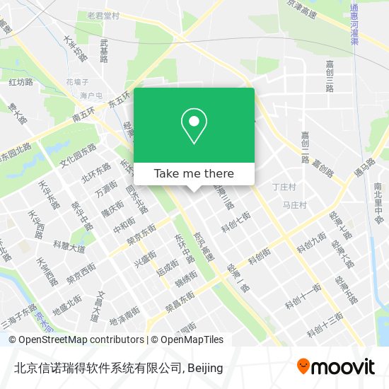 北京信诺瑞得软件系统有限公司 map