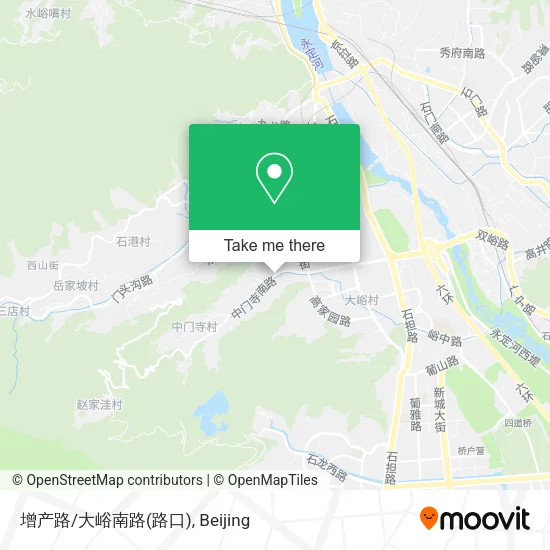 增产路/大峪南路(路口) map