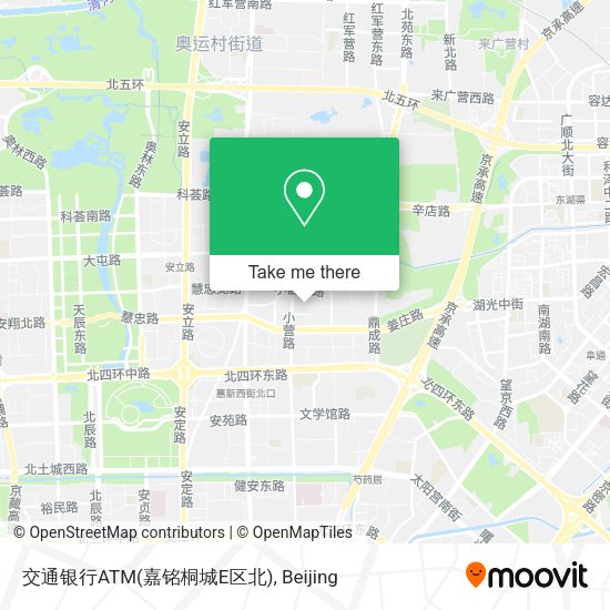 交通银行ATM(嘉铭桐城E区北) map