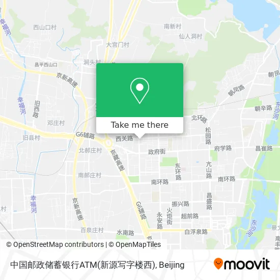 中国邮政储蓄银行ATM(新源写字楼西) map