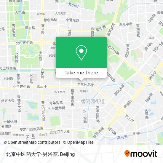 北京中医药大学-男浴室 map