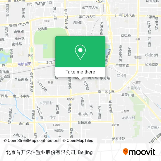 北京首开亿信置业股份有限公司 map