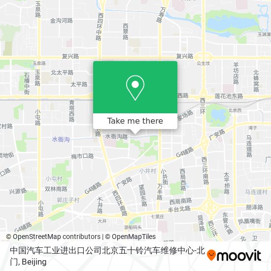 中国汽车工业进出口公司北京五十铃汽车维修中心-北门 map
