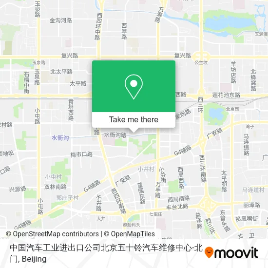 中国汽车工业进出口公司北京五十铃汽车维修中心-北门 map