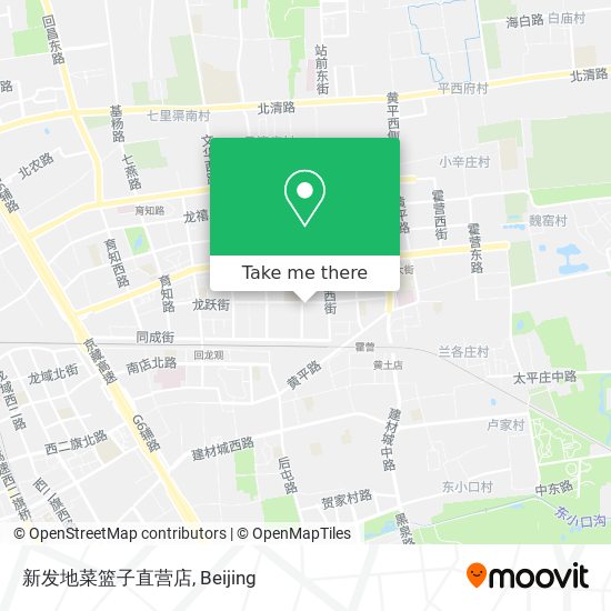 新发地菜篮子直营店 map