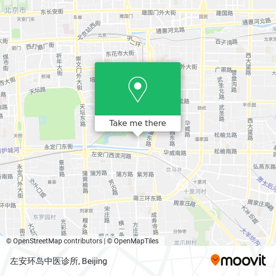 左安环岛中医诊所 map