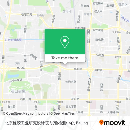 北京橡胶工业研究设计院-试验检测中心 map