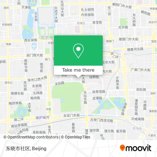 东晓市社区 map