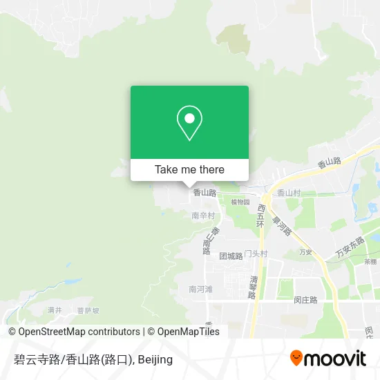 碧云寺路/香山路(路口) map