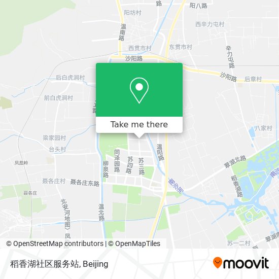 稻香湖社区服务站 map