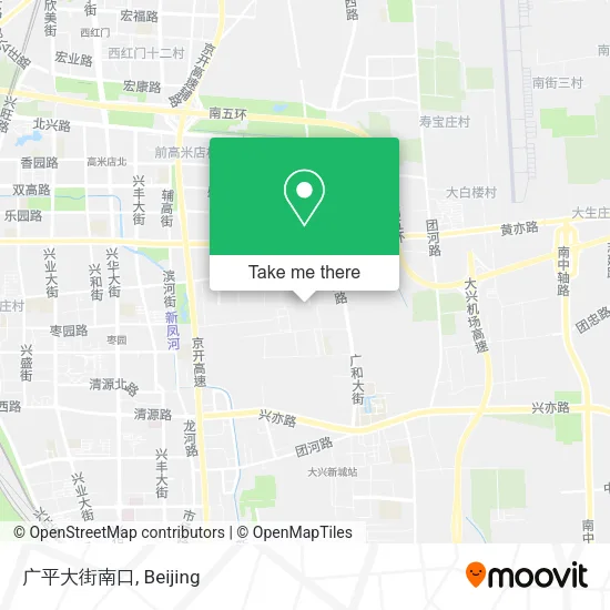 广平大街南口 map