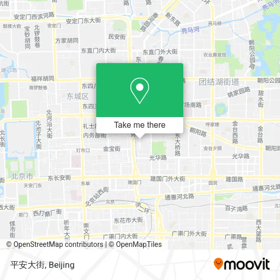 平安大街 map