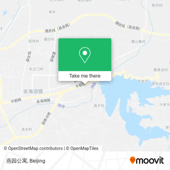 燕园公寓 map