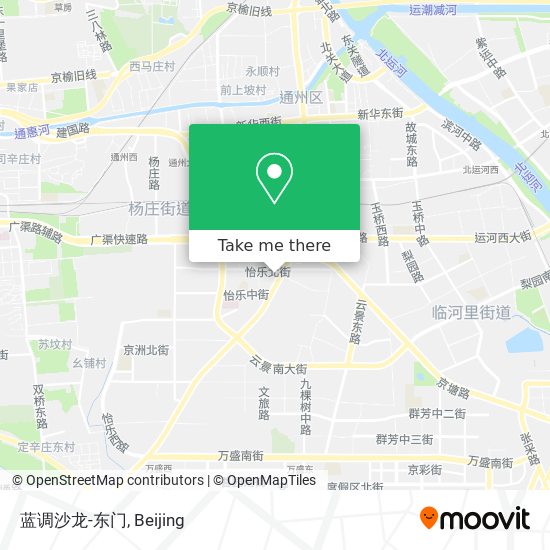 蓝调沙龙-东门 map