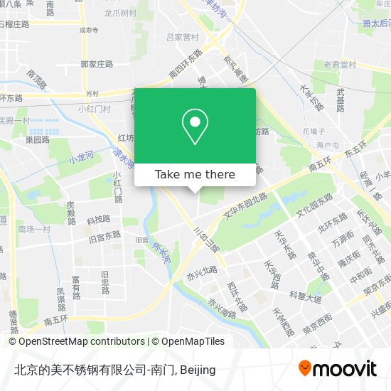 北京的美不锈钢有限公司-南门 map