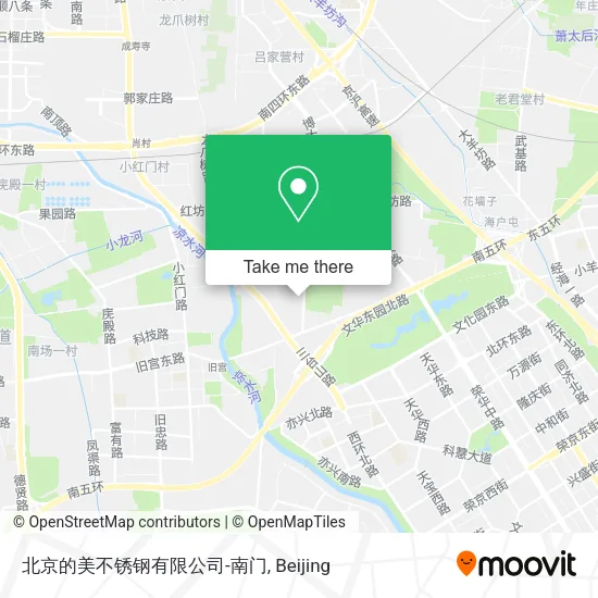 北京的美不锈钢有限公司-南门 map