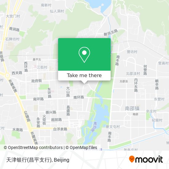 天津银行(昌平支行) map