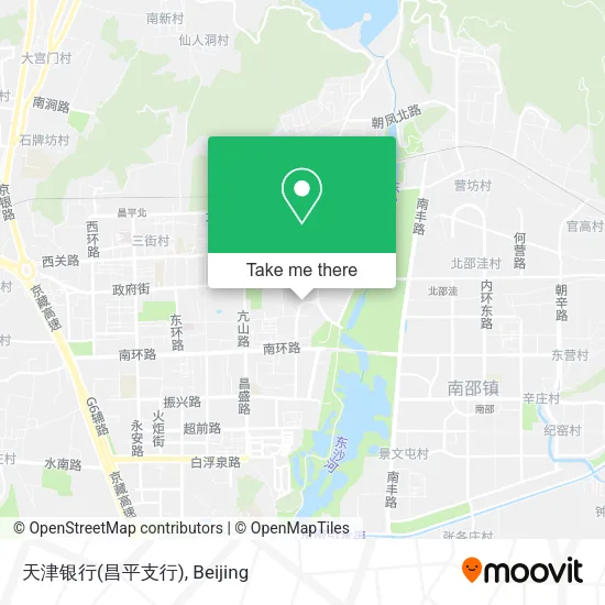 天津银行(昌平支行) map