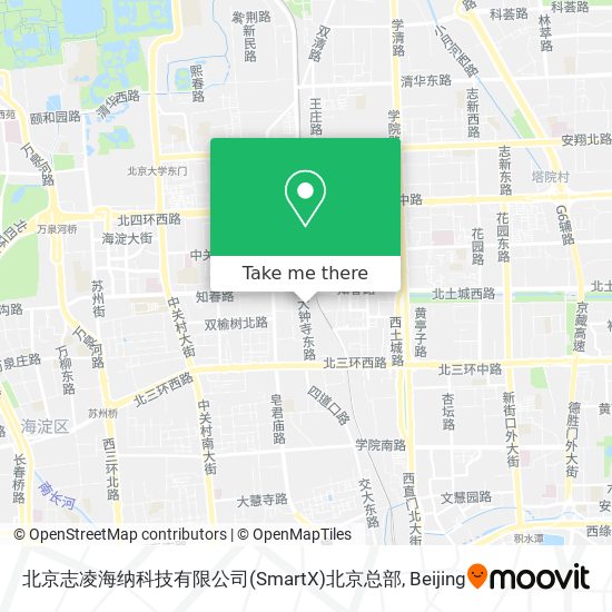 北京志凌海纳科技有限公司(SmartX)北京总部 map