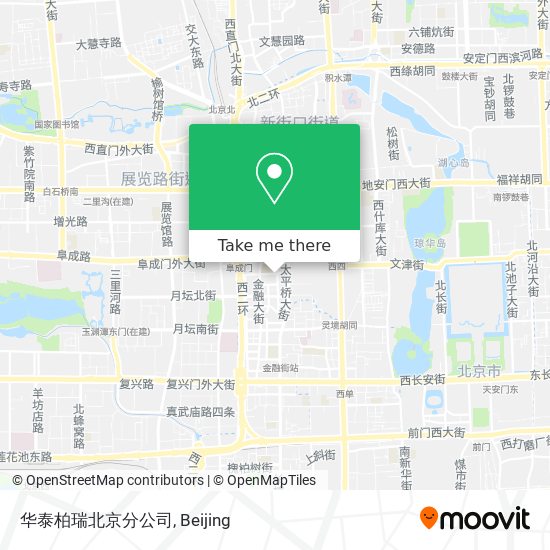 华泰柏瑞北京分公司 map