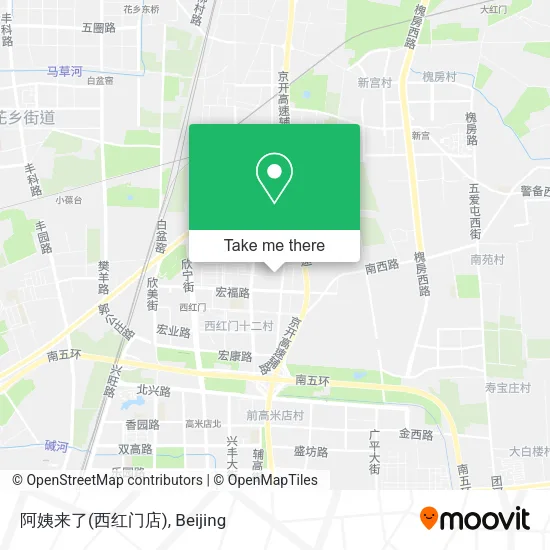 阿姨来了(西红门店) map