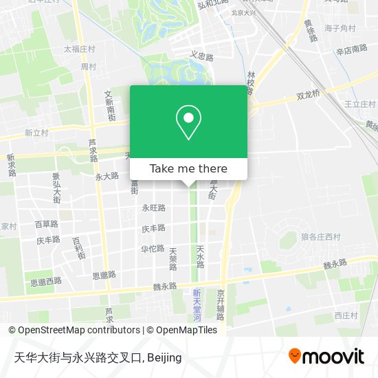 天华大街与永兴路交叉口 map