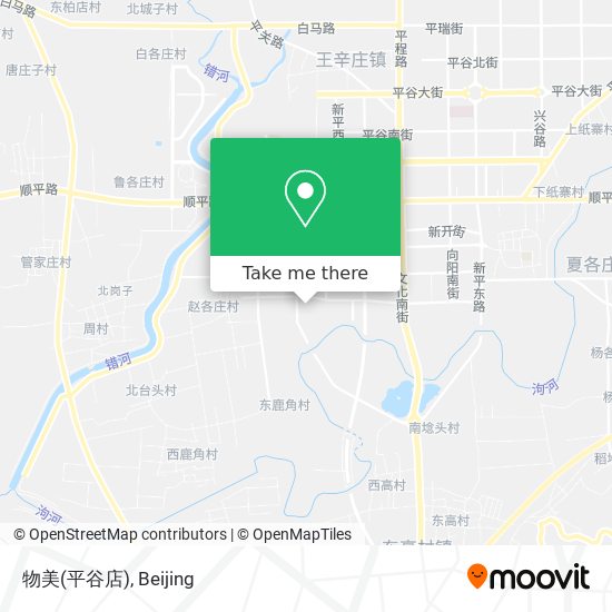 物美(平谷店) map