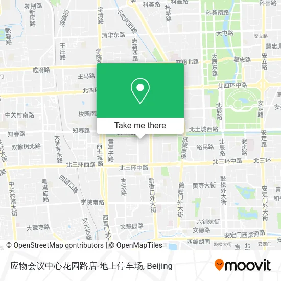 应物会议中心花园路店-地上停车场 map