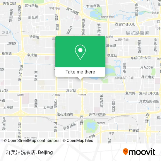 群美洁洗衣店 map