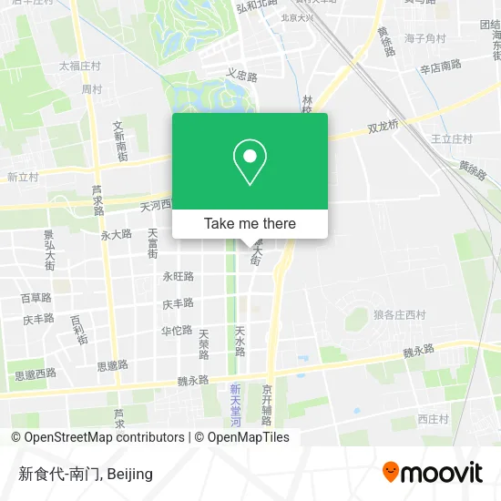 新食代-南门 map