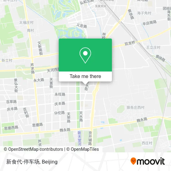 新食代-停车场 map