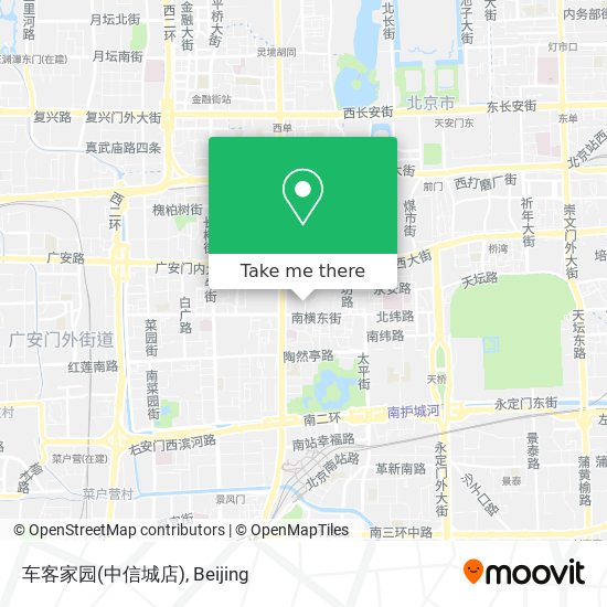 车客家园(中信城店) map