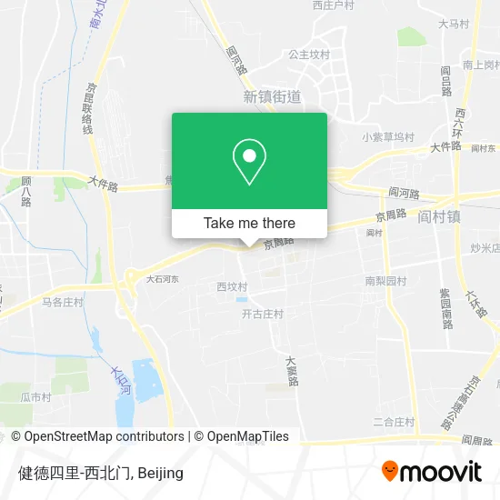 健德四里-西北门 map