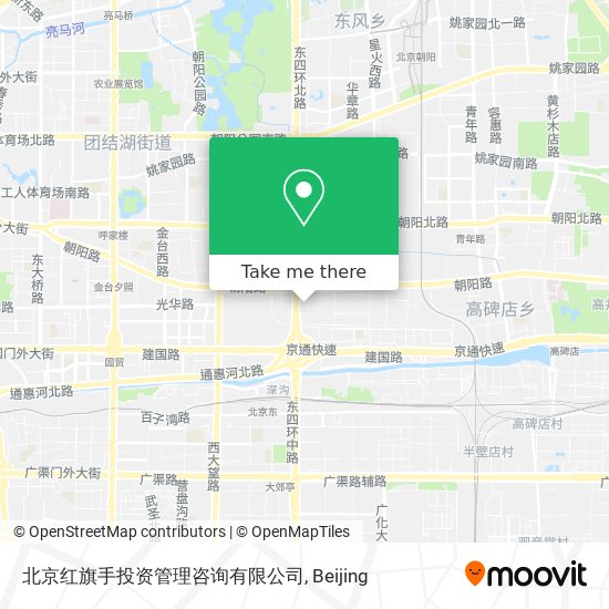 北京红旗手投资管理咨询有限公司 map
