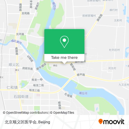 北京顺义区医学会 map