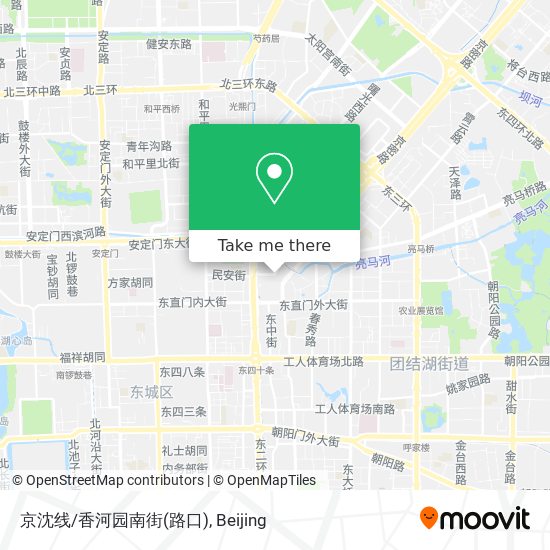 京沈线/香河园南街(路口) map