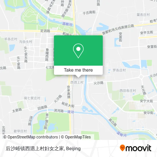 后沙峪镇西泗上村妇女之家 map