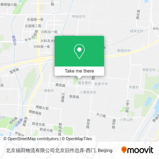 北京福田物流有限公司北京旧件总库-西门 map