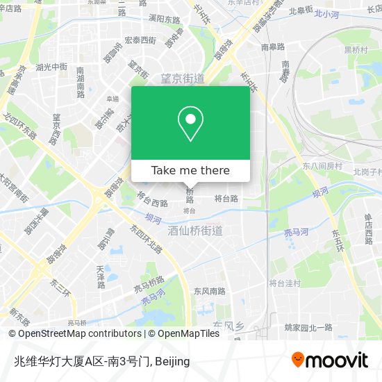 兆维华灯大厦A区-南3号门 map