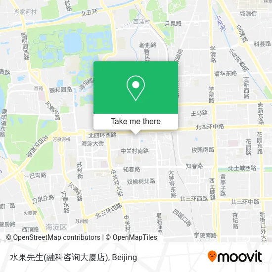 水果先生(融科咨询大厦店) map